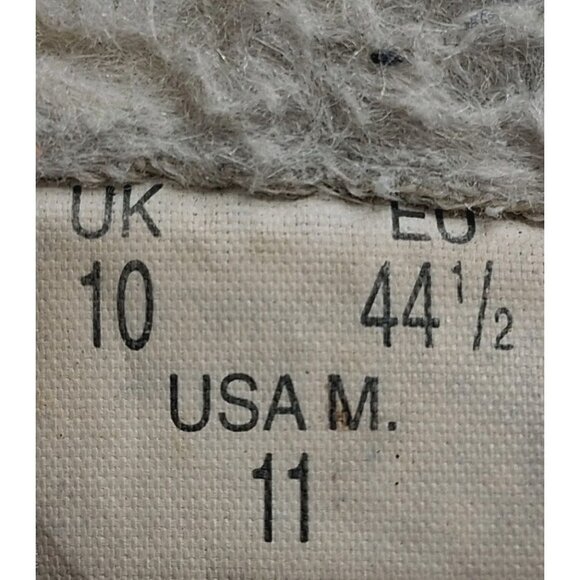 TECNICA Boots Mens Size 11 Brown Suede Shearling Lined Side Zip Winter EU 44.5 - Picture 6 of 10